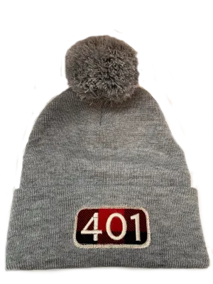 401 Area Code Winter Beanie