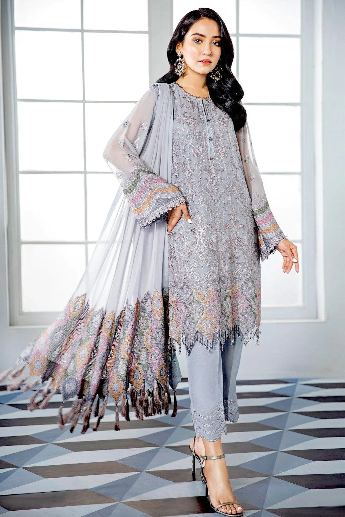 Alizeh Embroidered Chiffon Collection Vol-3 – Zarbin