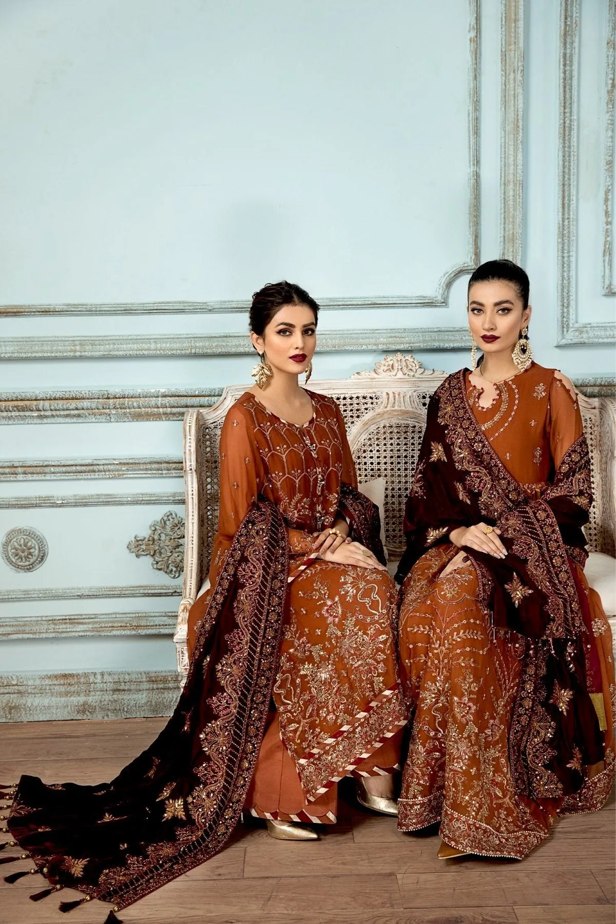 Alizeh Mah-e-Ru Festive Embroidered Chiffon Collection '21 – Sarang