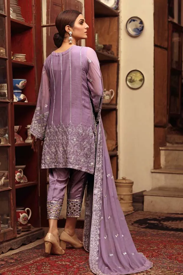 Angan by Zebaish – Luxury Embroidered Chiffon Formal Collection – Royal Raindrops