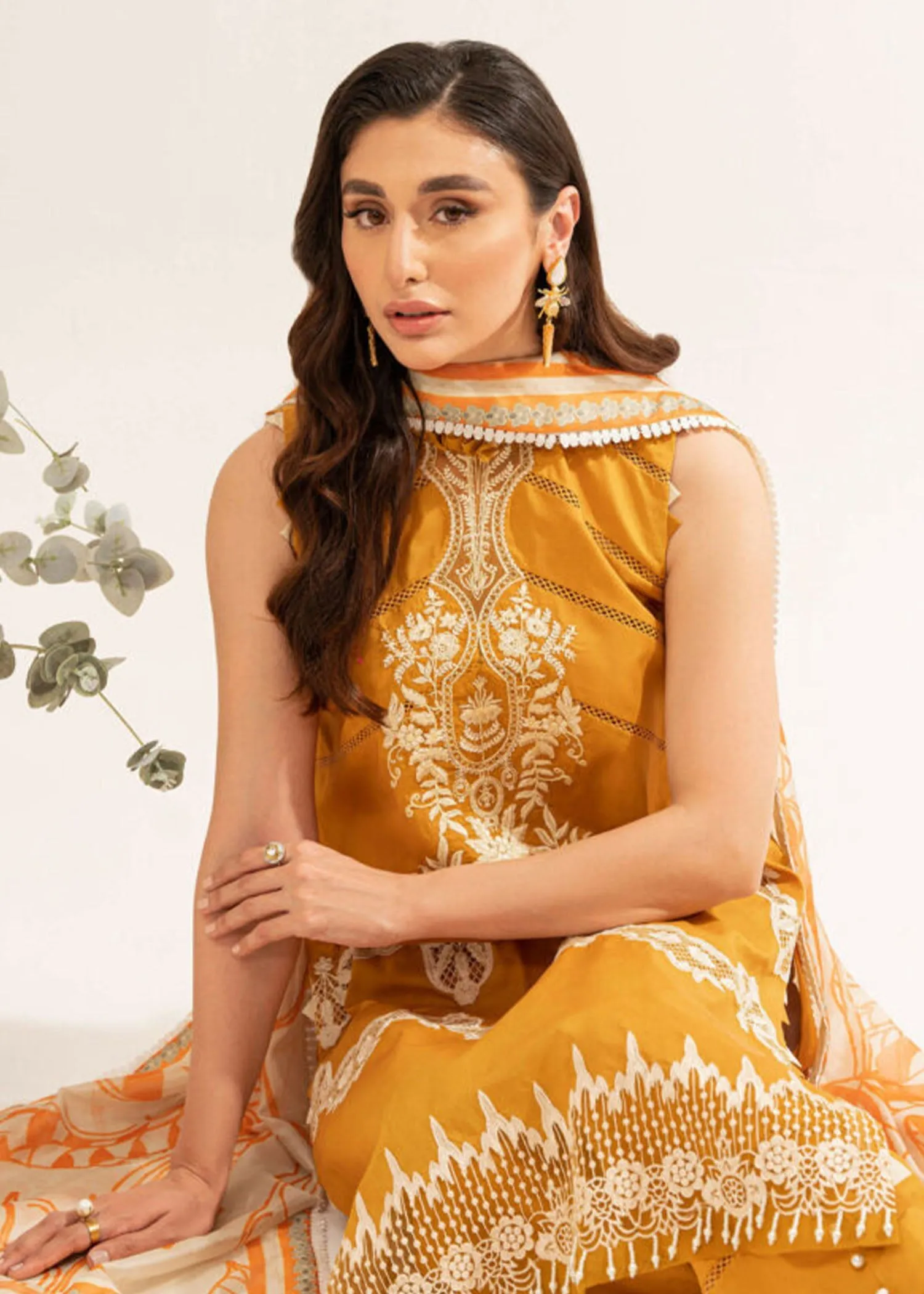 Asifa & Nabeel Leia Lawn Collection – MARIGOLD (LL-04)