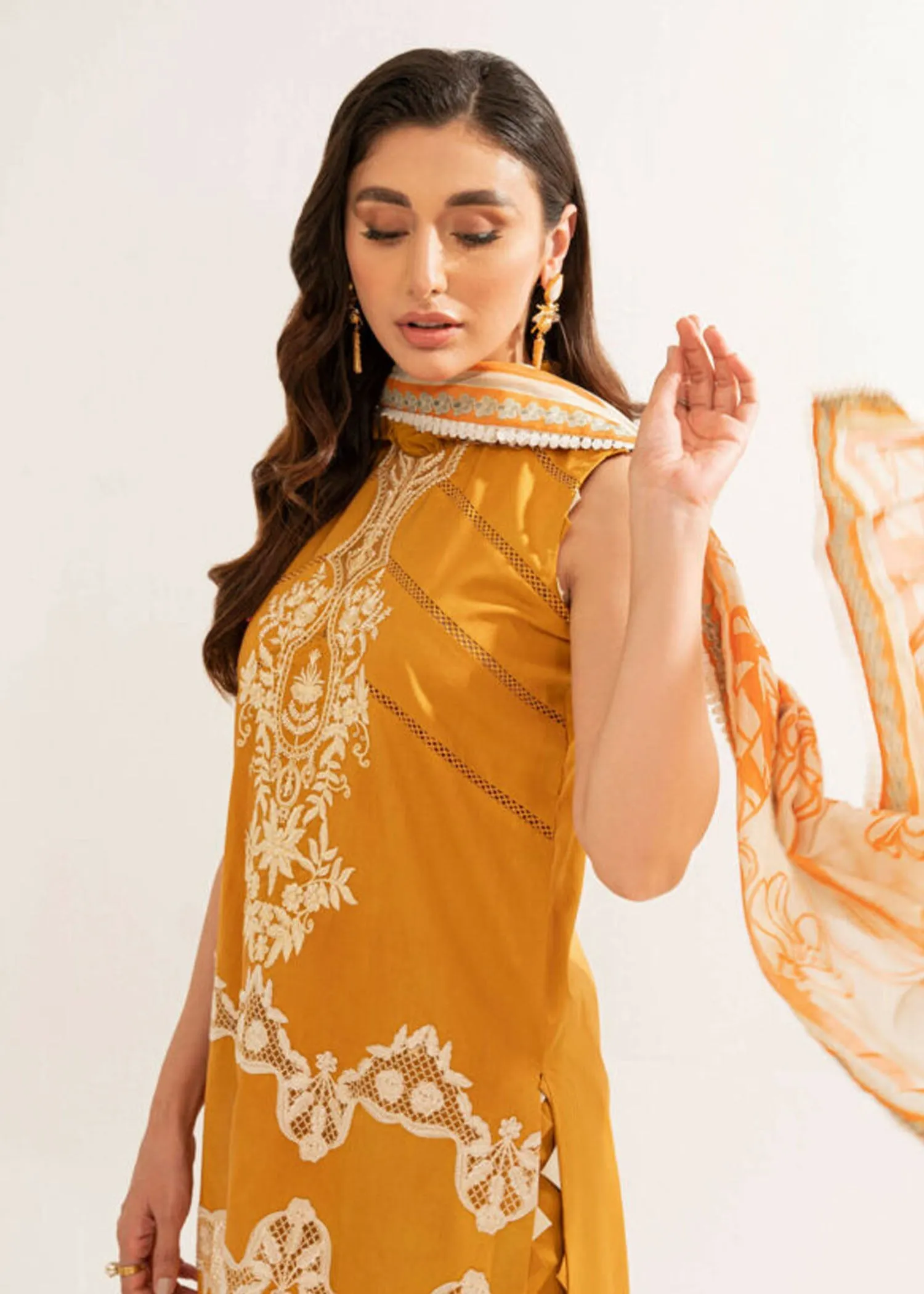 Asifa & Nabeel Leia Lawn Collection – MARIGOLD (LL-04)