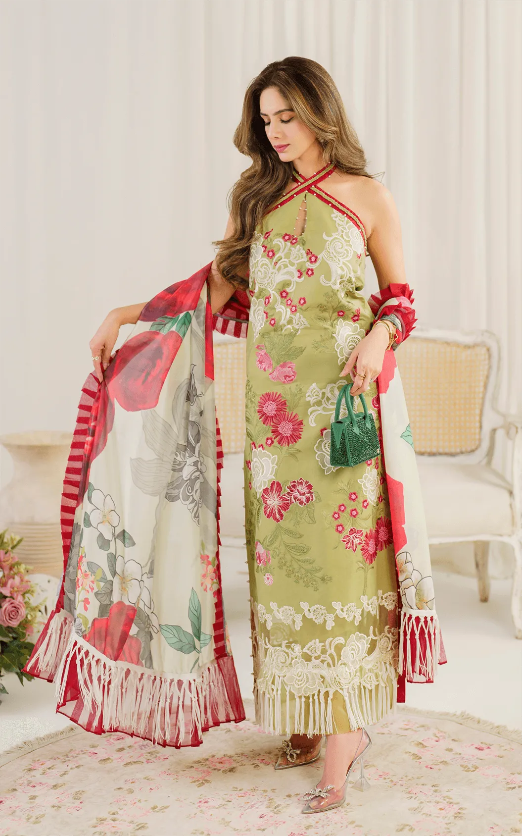 Asifa & Nabeel Pretty in Pink Luxury Lawn – Cosmos (PP-7)