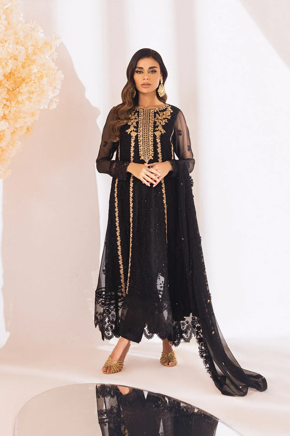 Azure Luxe Eid Embroidered Formal Collection – Raven Aura