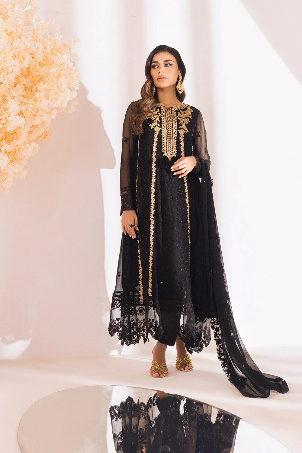 Azure Luxe Eid Embroidered Formal Collection – Raven Aura