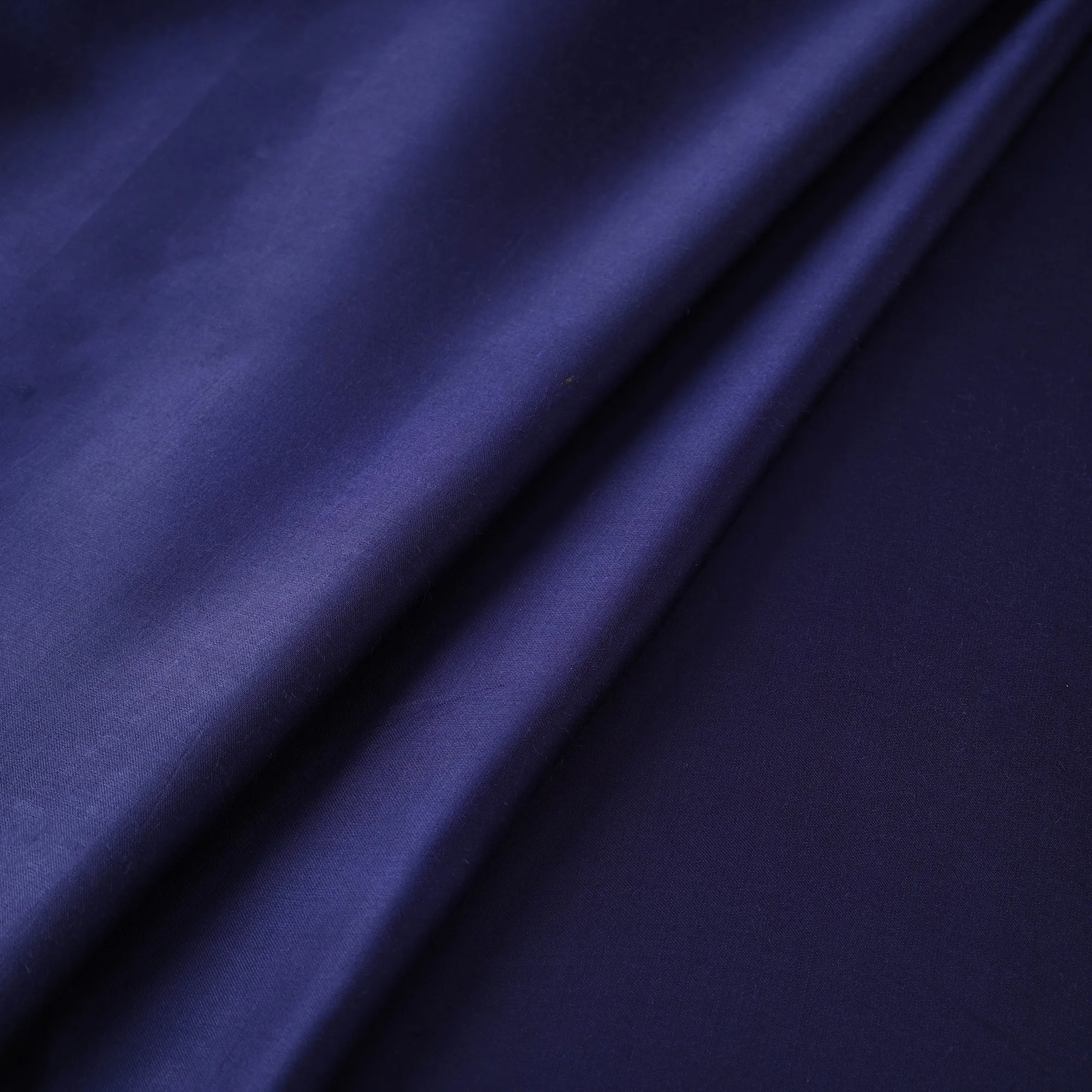 Blue - Pure Modal Silk Plain Fabric 01