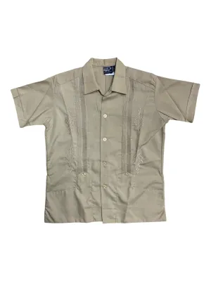 Boys Guayabera Khaki