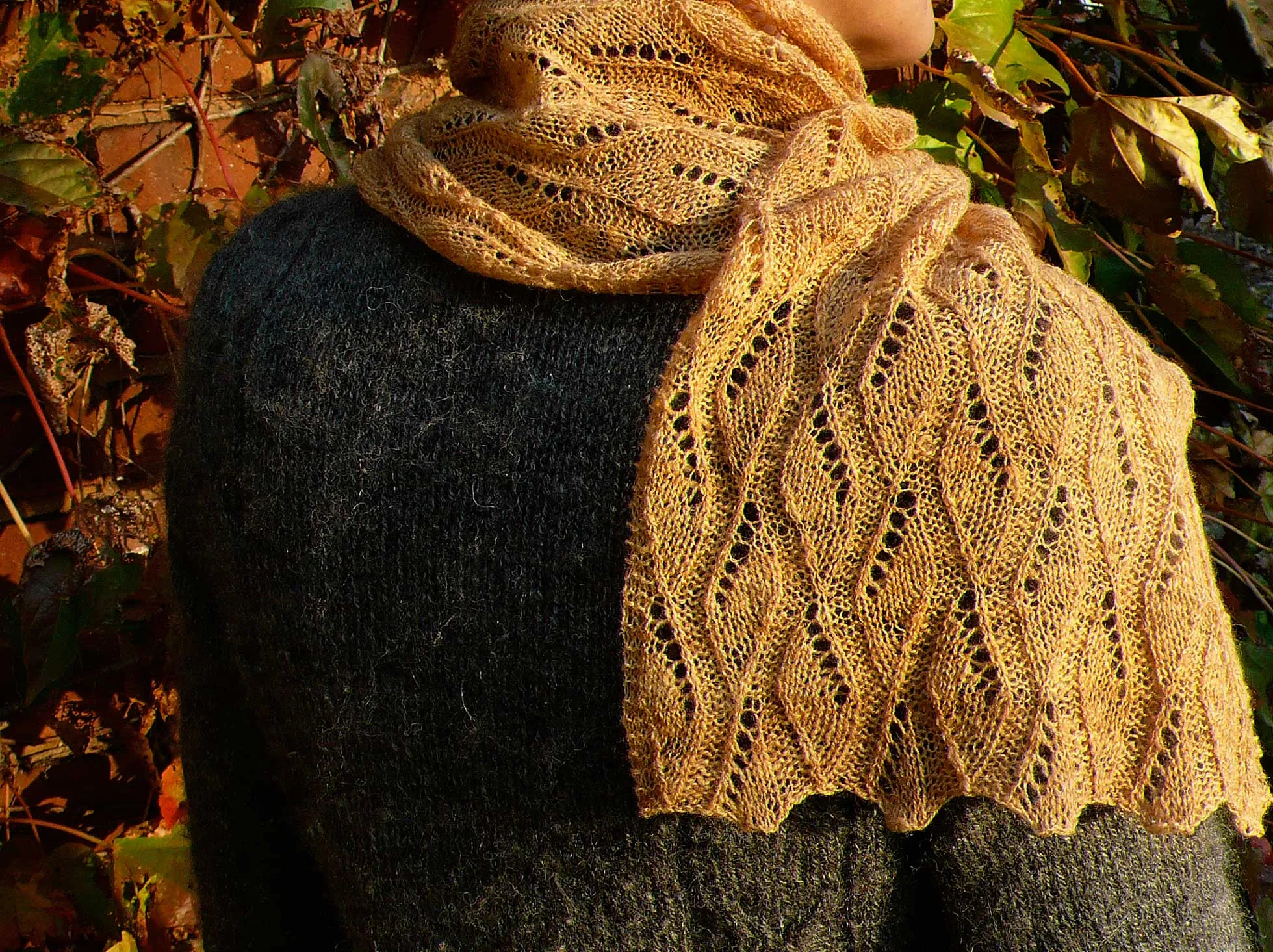 Butternut Scarf <br/><small>knitting pattern</small>