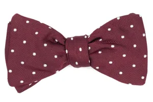 Cabernet Dot Bow Tie