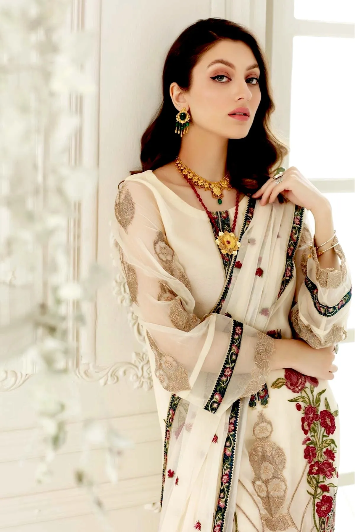 Charizma Chimmer Embroidered Chiffon Collection – CHM-32