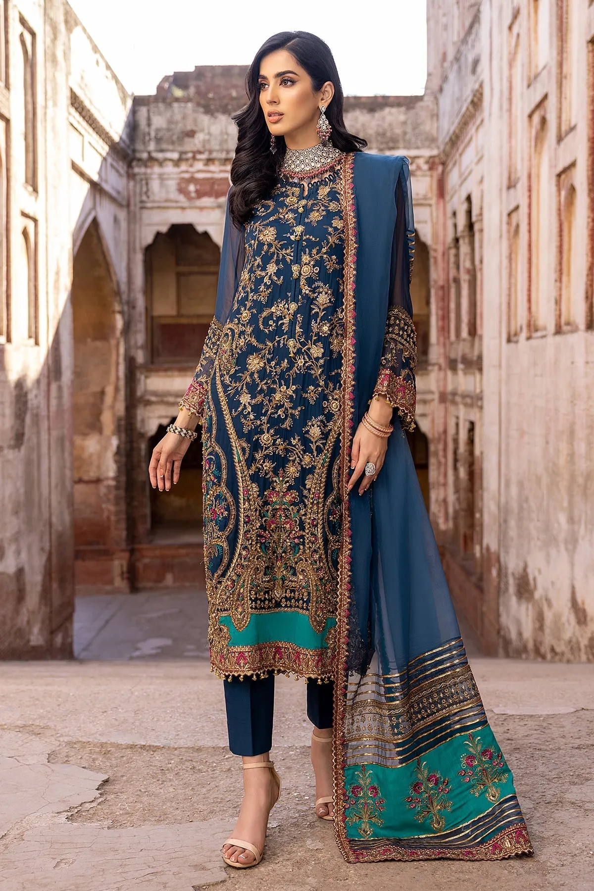 Charizma Dastan-e-Jashn Luxury Formal Chiffon Collection – DJW-01