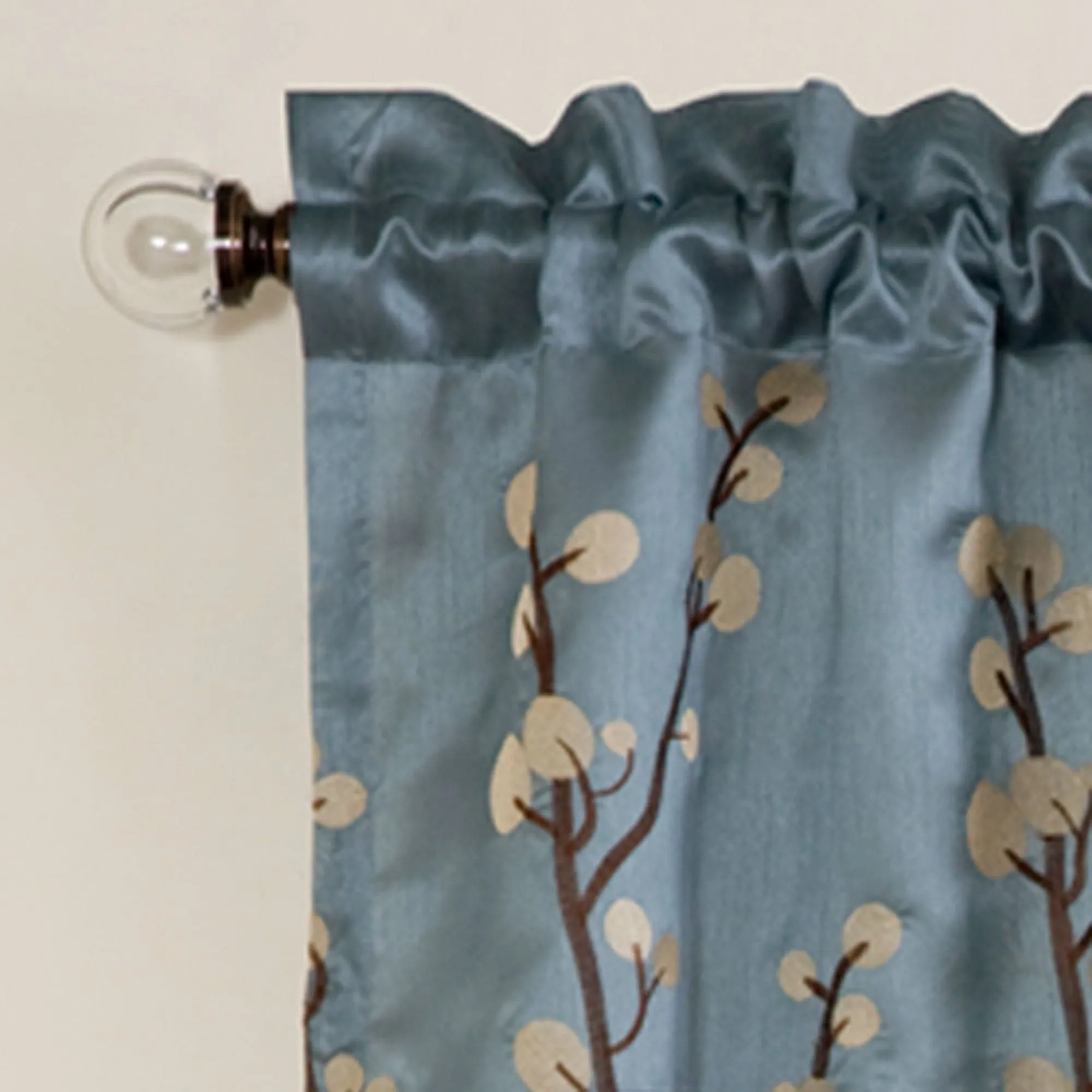 Cocoa Flower Valance