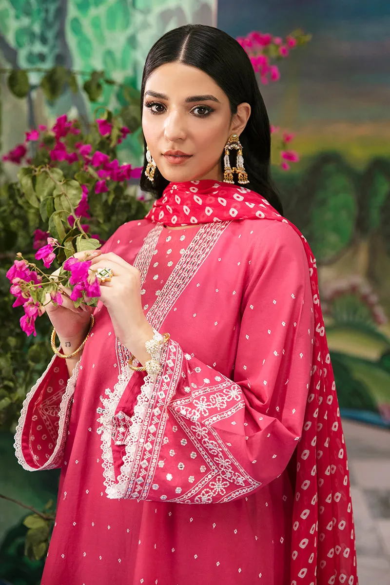 Cross Stitch Festive Eid Lawn Collection Vol-2 – FUCHIA CARNATION