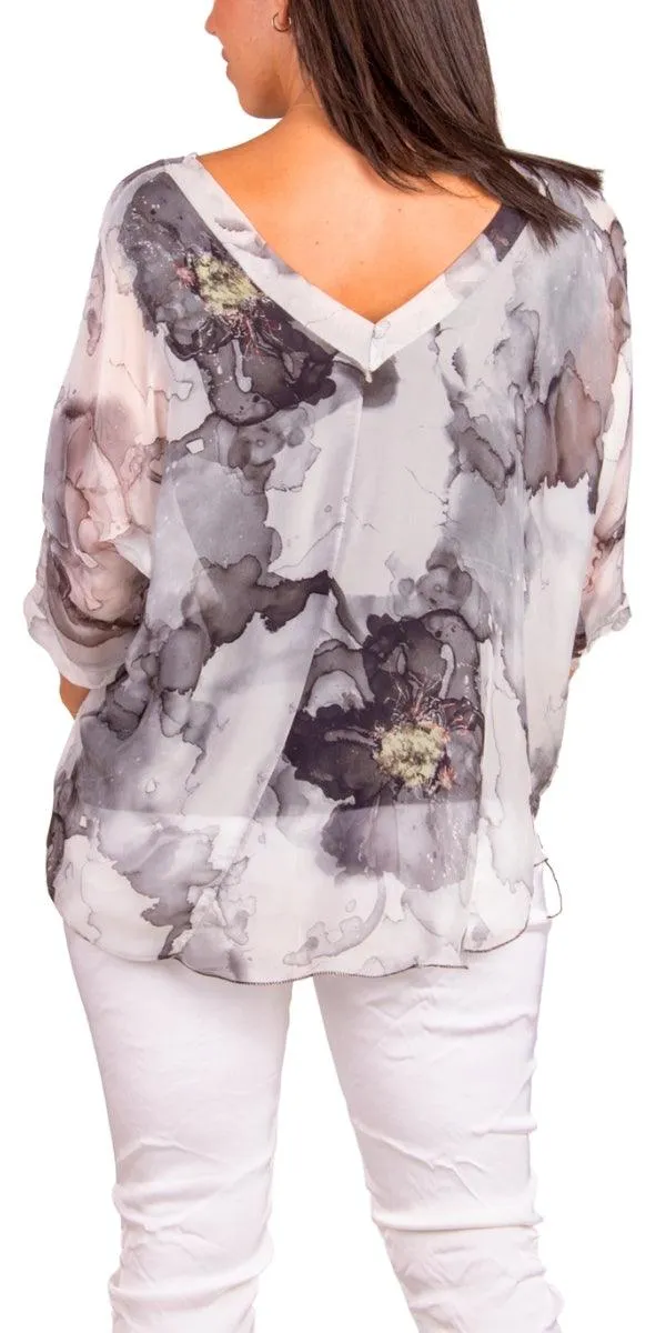 Diana Floral Blouse