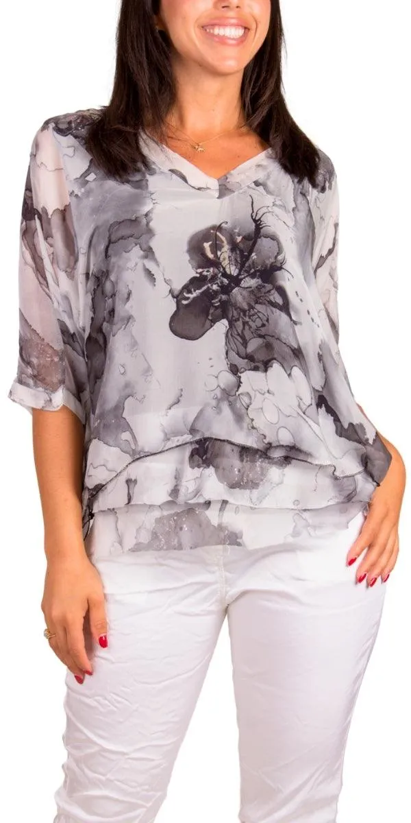 Diana Floral Blouse