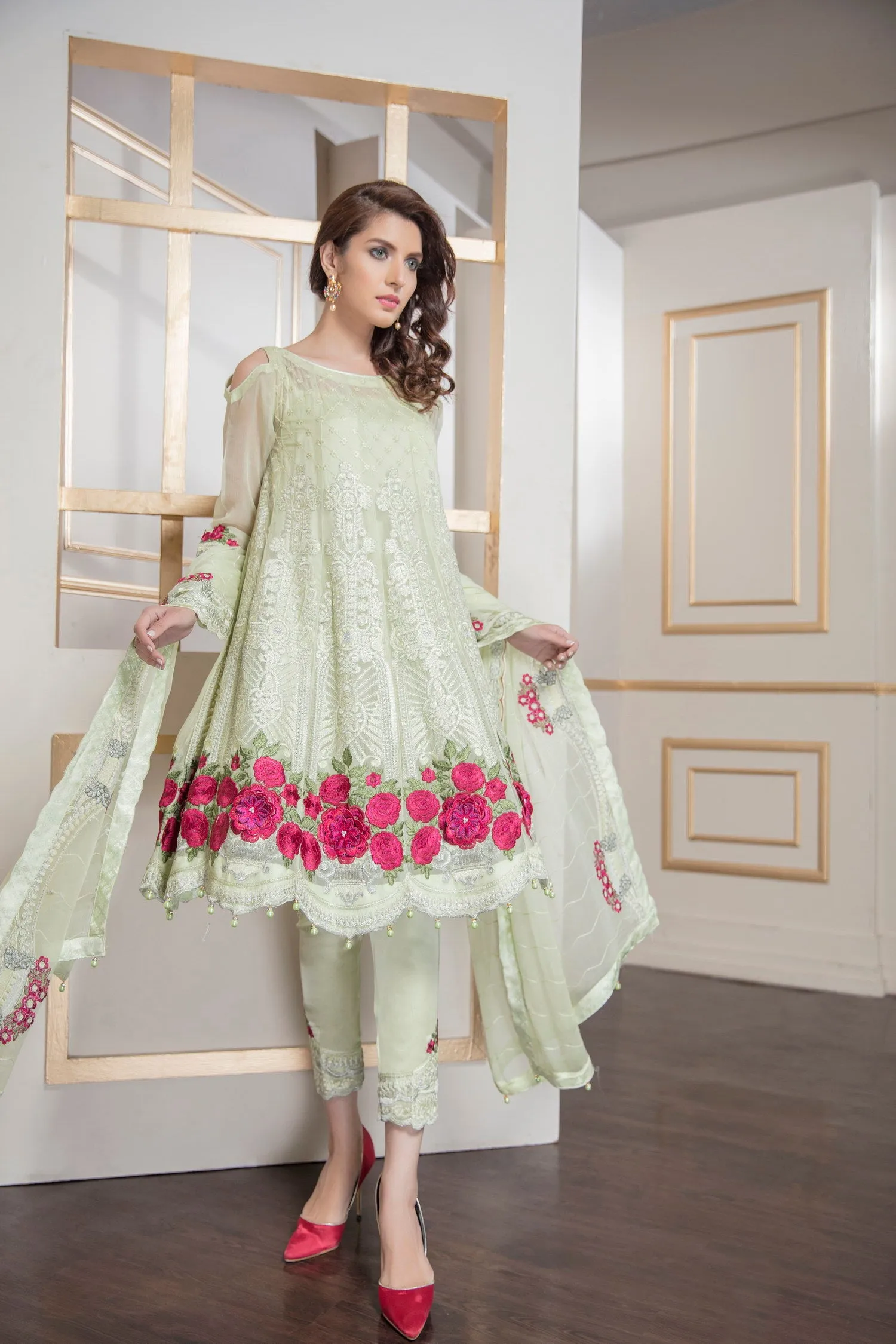 Eshaal Embroidered Luxury Chiffon Collection by Emaan Adeel – Rockwood Jade