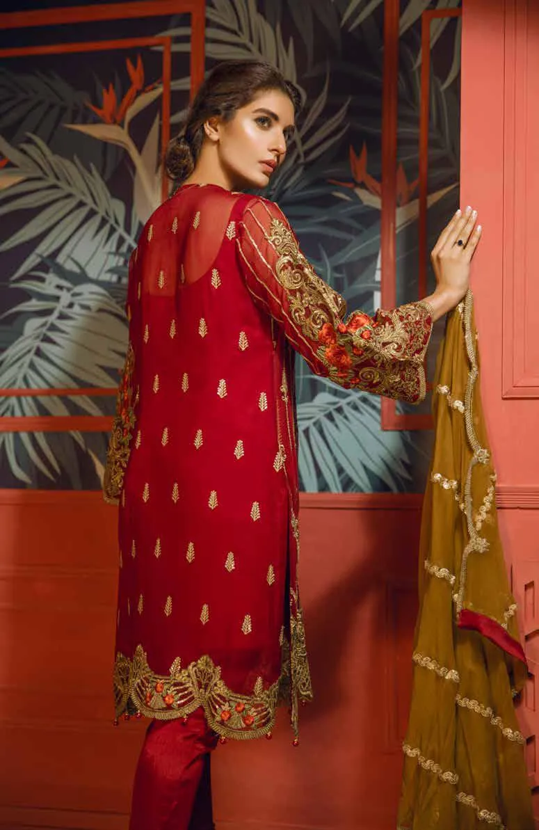 Eshaal Embroidered Luxury Chiffon Collection Vol-2 by Emaan Adeel – EA08