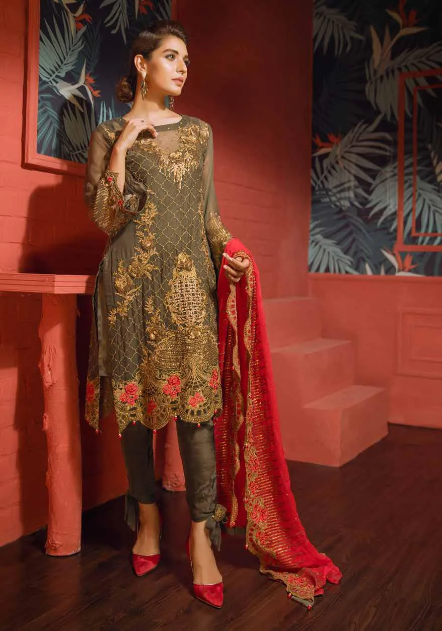 Eshaal Embroidered Luxury Chiffon Collection Vol-2 by Emaan Adeel – EA10