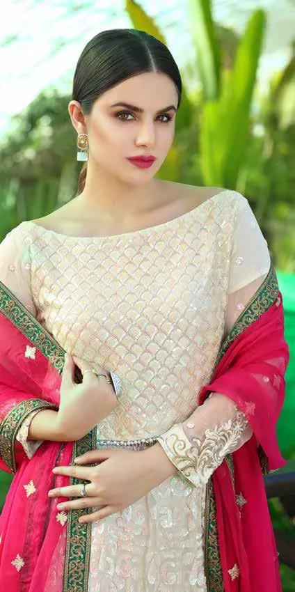 Eshaal Luxury Embroidered Festive Eid Chiffon Collection by Emaan Adeel – EA02