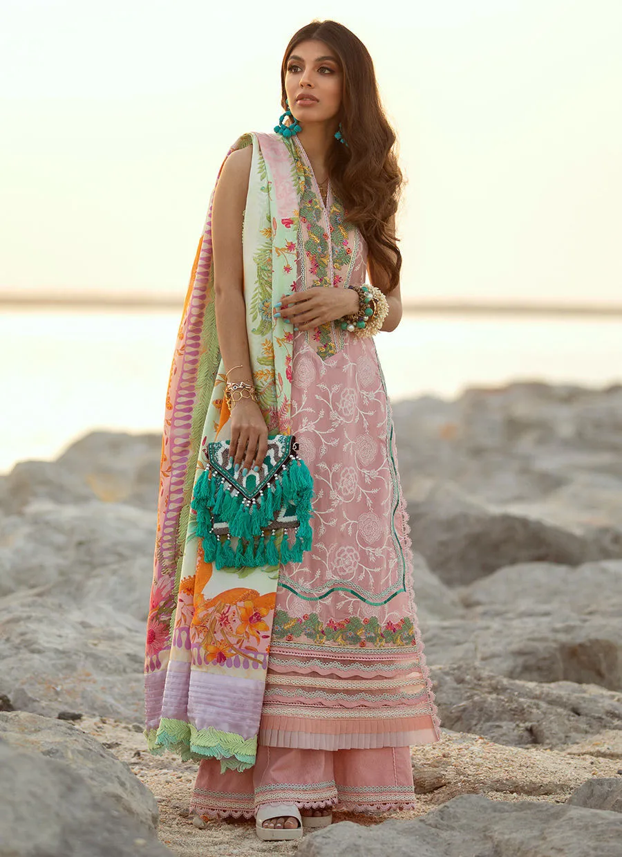 Farah Talib Aziz Luxury Lawn Collection 2022 – Aruba Rose