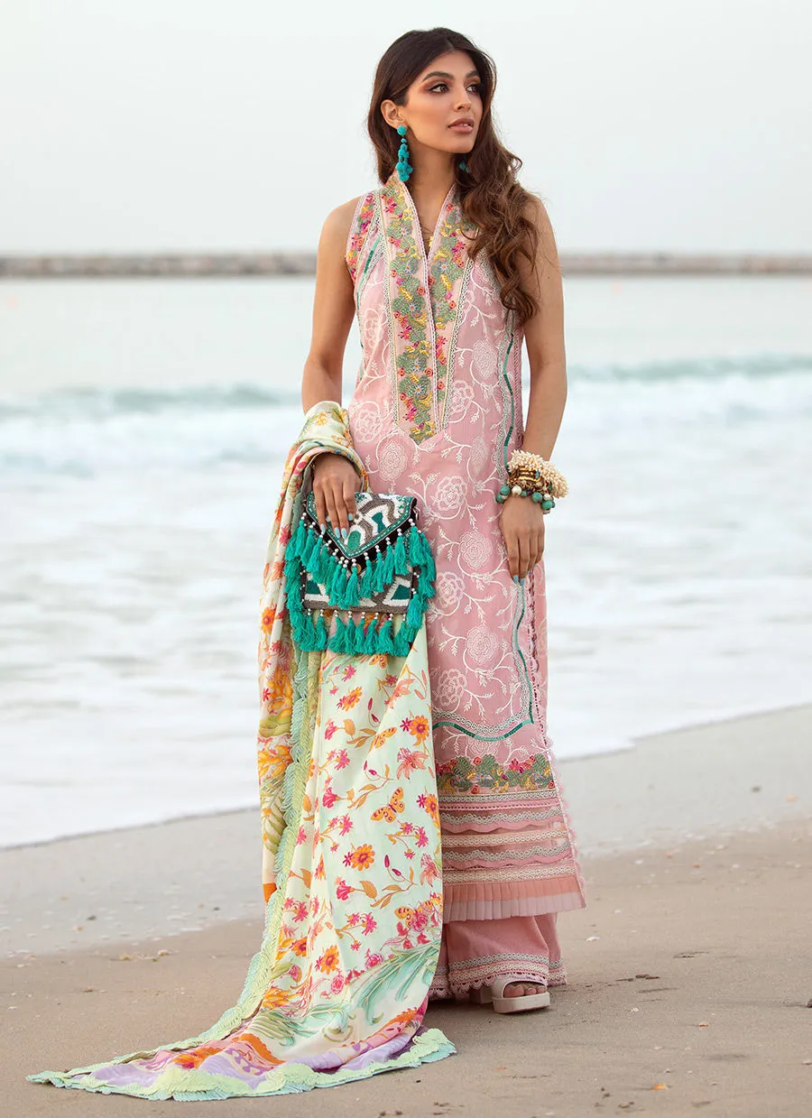 Farah Talib Aziz Luxury Lawn Collection 2022 – Aruba Rose