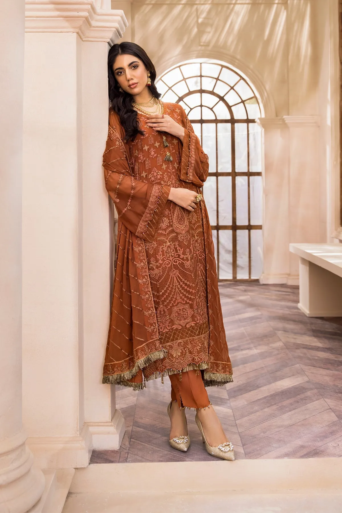 Farasha Embroidered Luxury Chiffon Collection 2022 – HARMONY