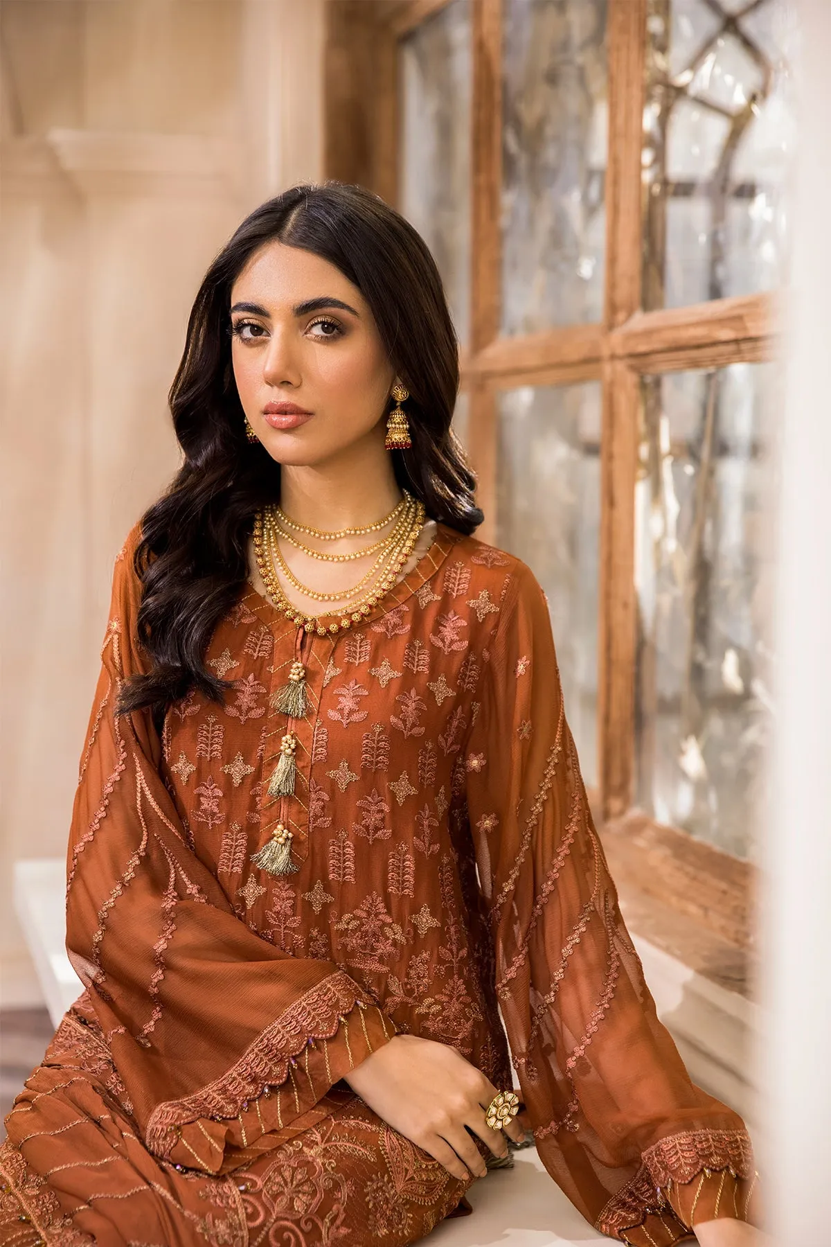 Farasha Embroidered Luxury Chiffon Collection 2022 – HARMONY