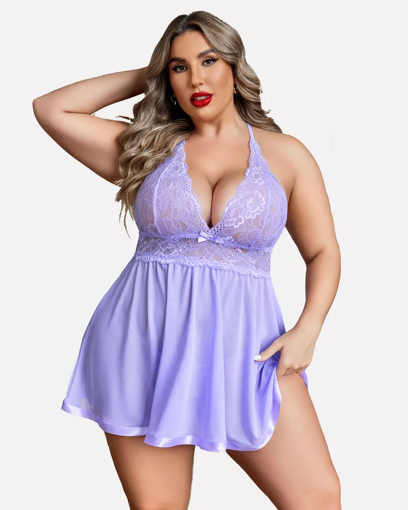 Halloween Plus Size Babydoll Lingerie