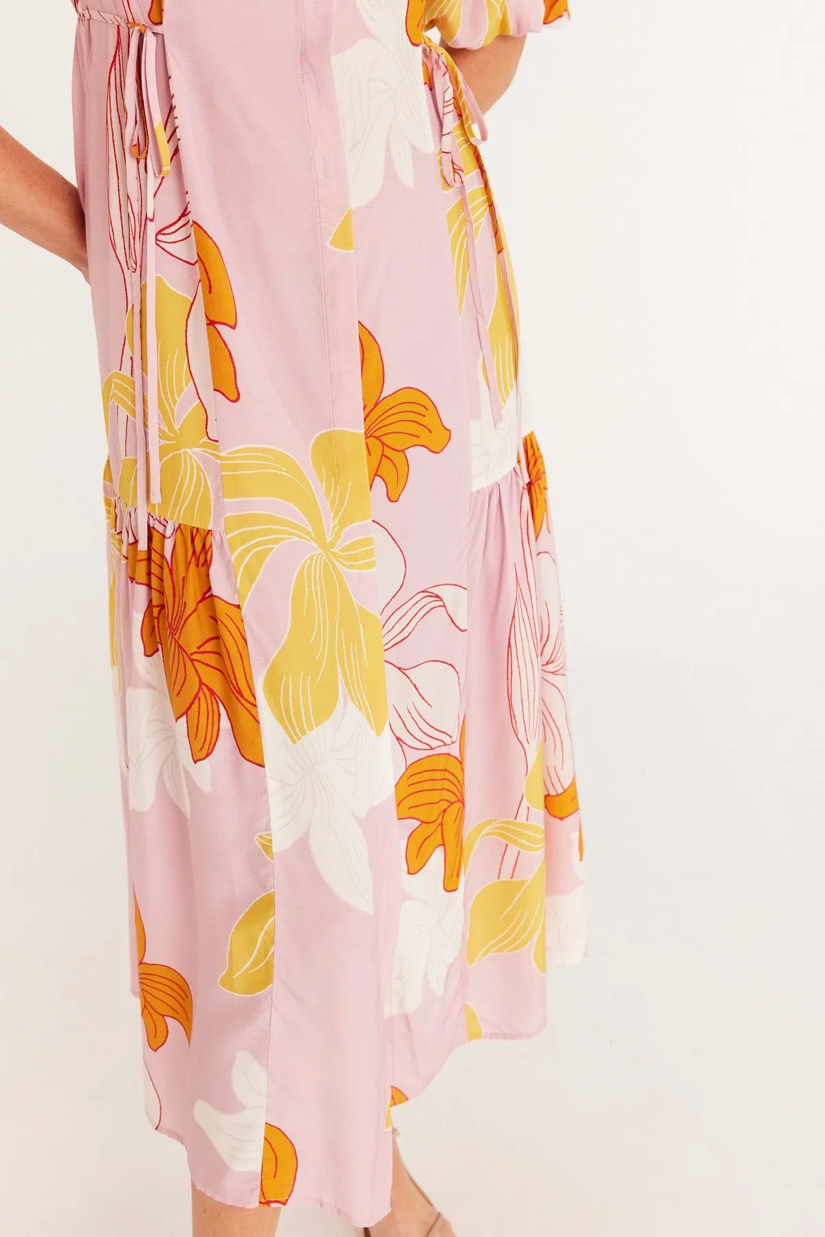 Iris Dress - Pink Floral