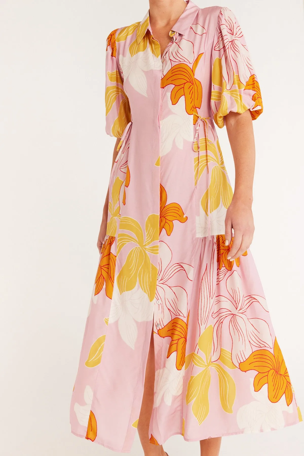 Iris Dress - Pink Floral