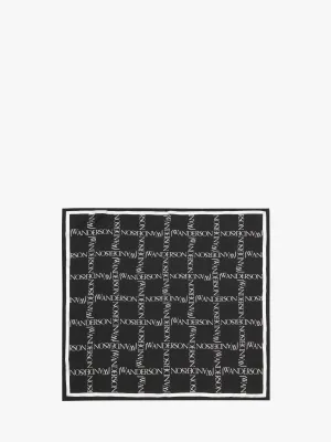 JW Anderson Logo Silk Scarf, White