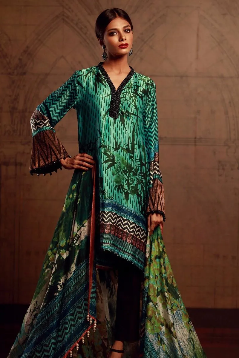 Khaadi Luxury Collection 2017 – Ferozi V17507