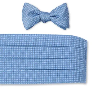 Light Blue Pendleton Neats Cummerbund Set - CB4954