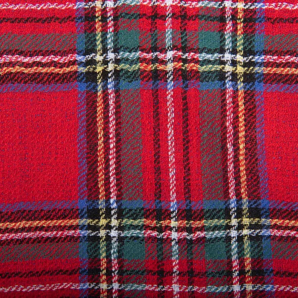 Lightweight Reversible Tartan Merino Scarf