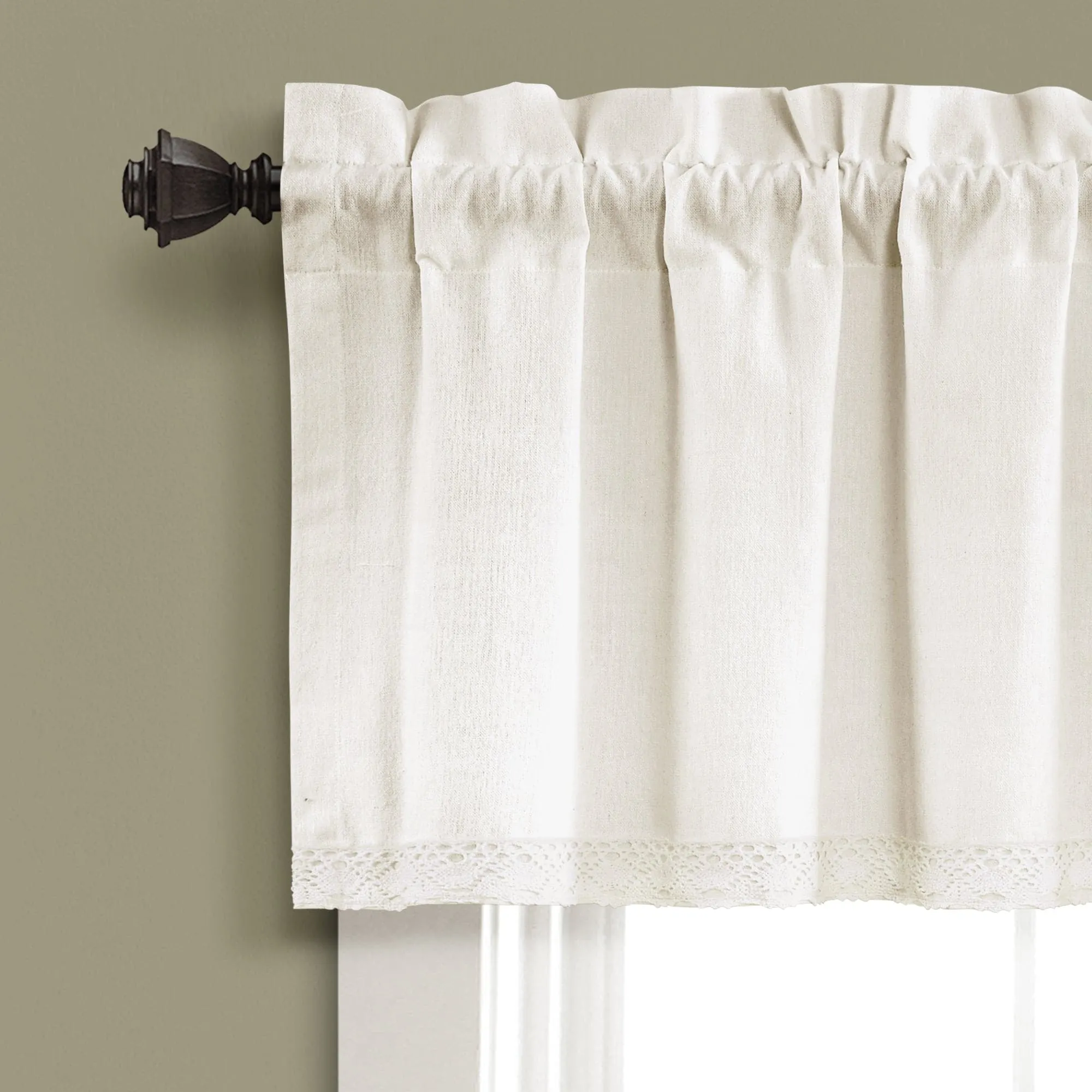 Linen Lace Valance