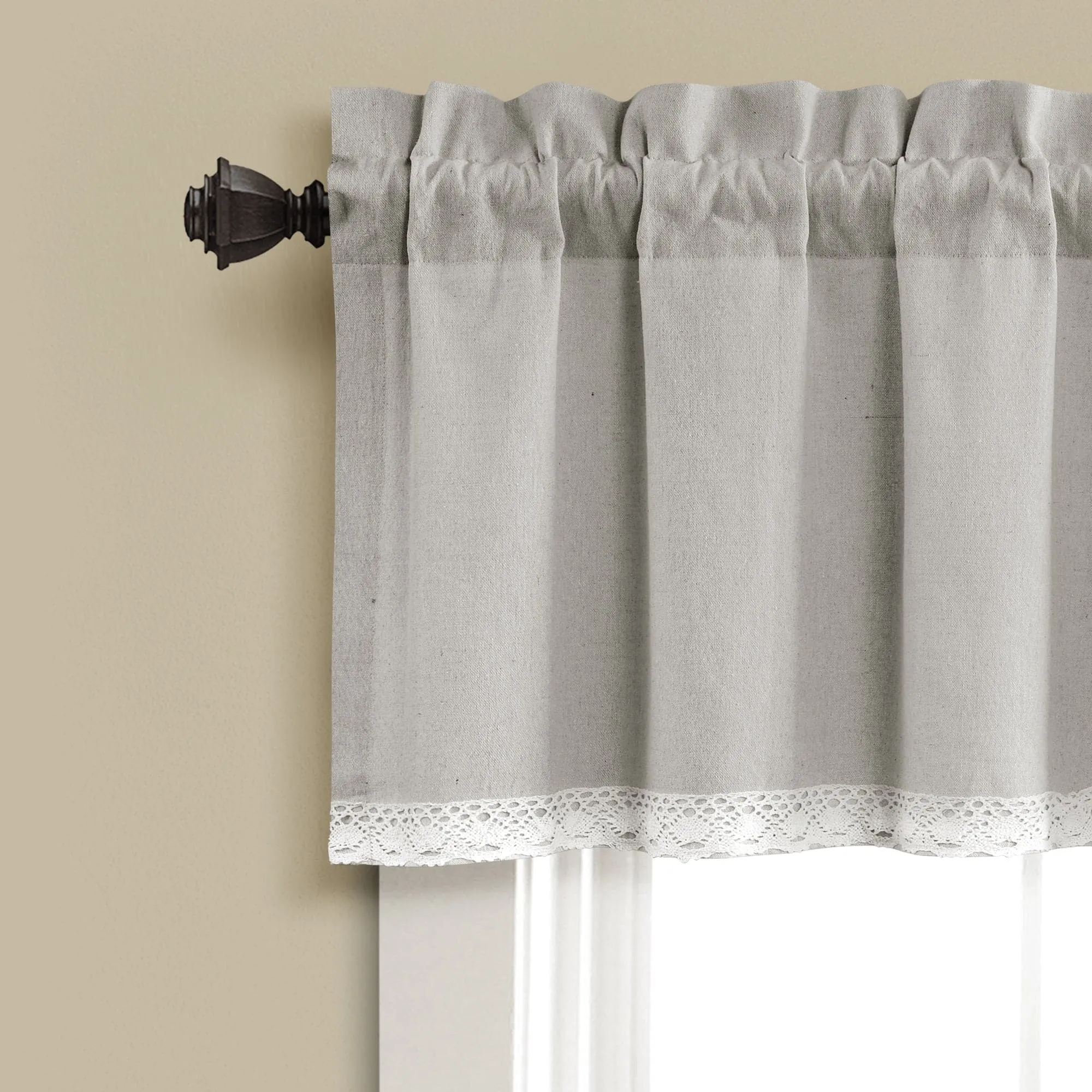 Linen Lace Valance