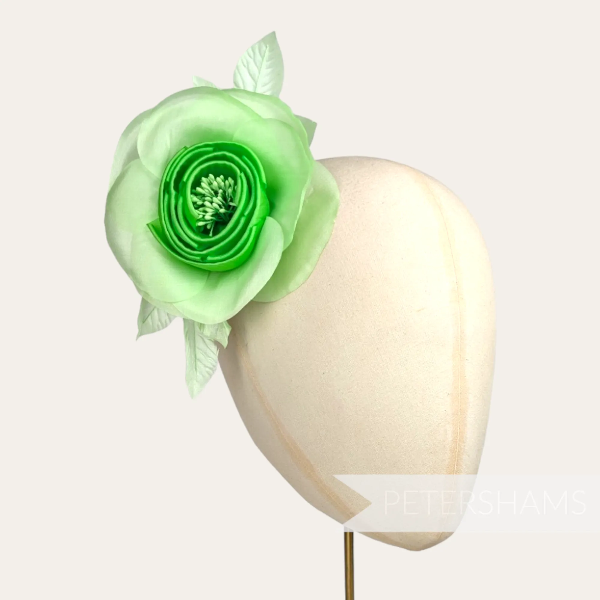 'Lisa' Silk Camillia Millinery Flower Hat Mount