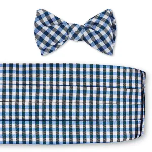 Lt. Blue Claiborne Cummerbund Set - CB3115