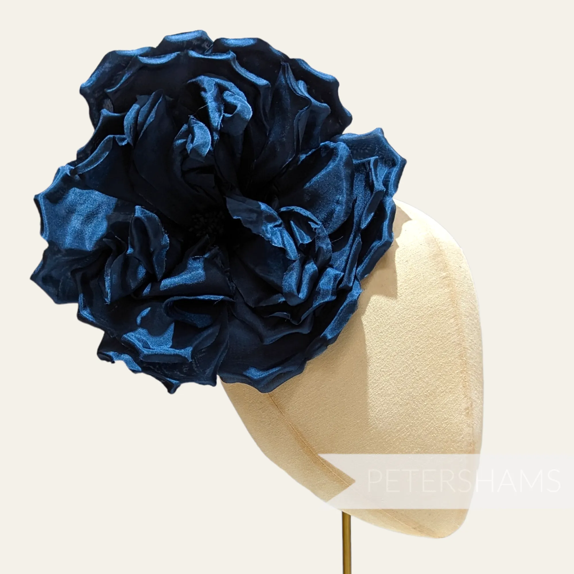 'Lucinda' Extra Large Silk 20cm Rose Millinery Flower