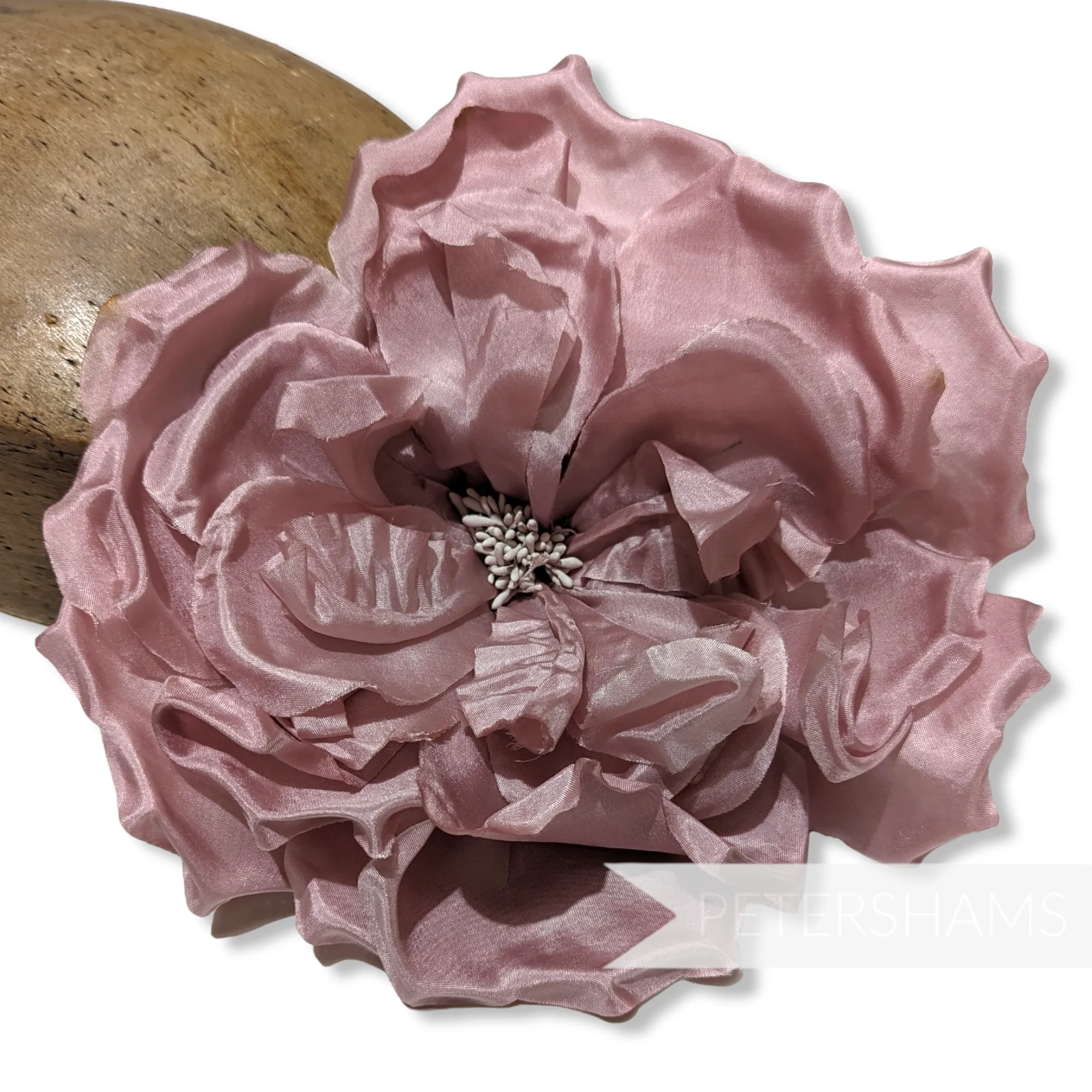 'Lucinda' Extra Large Silk 20cm Rose Millinery Flower