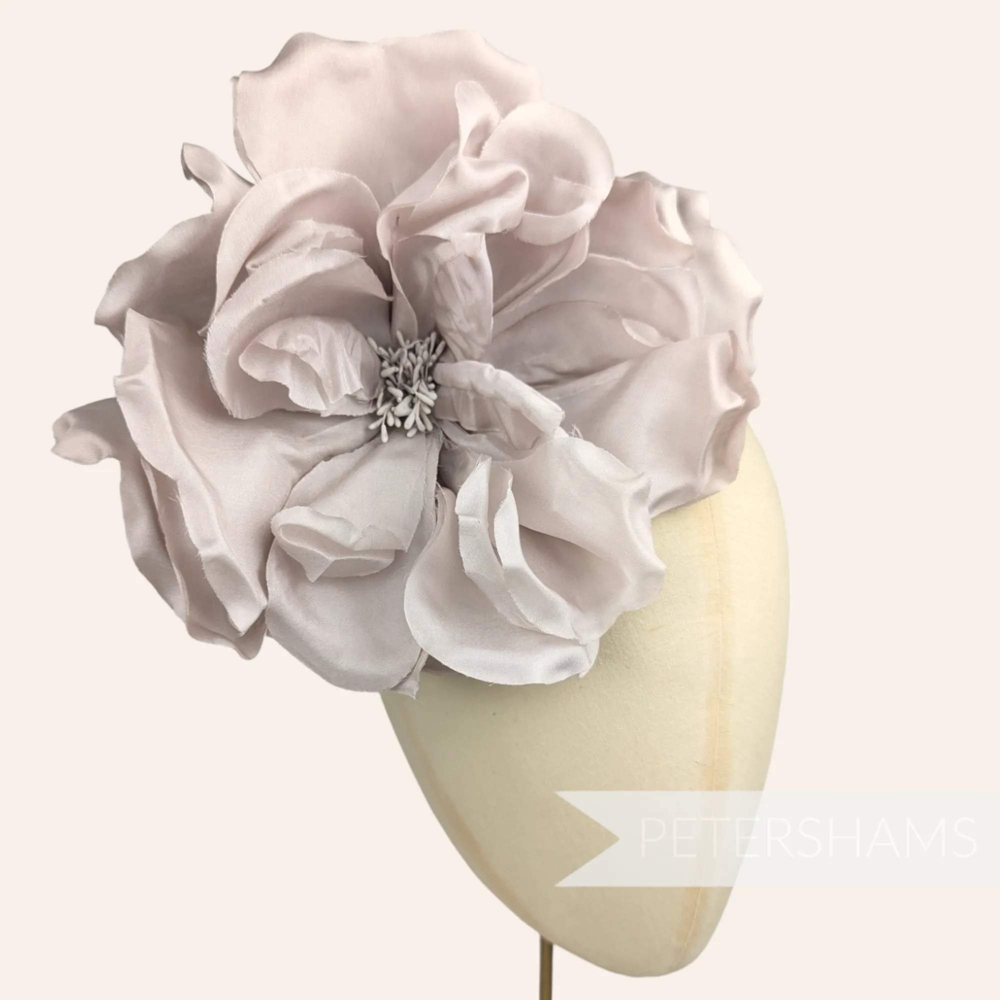 'Lucinda' Extra Large Silk 20cm Rose Millinery Flower