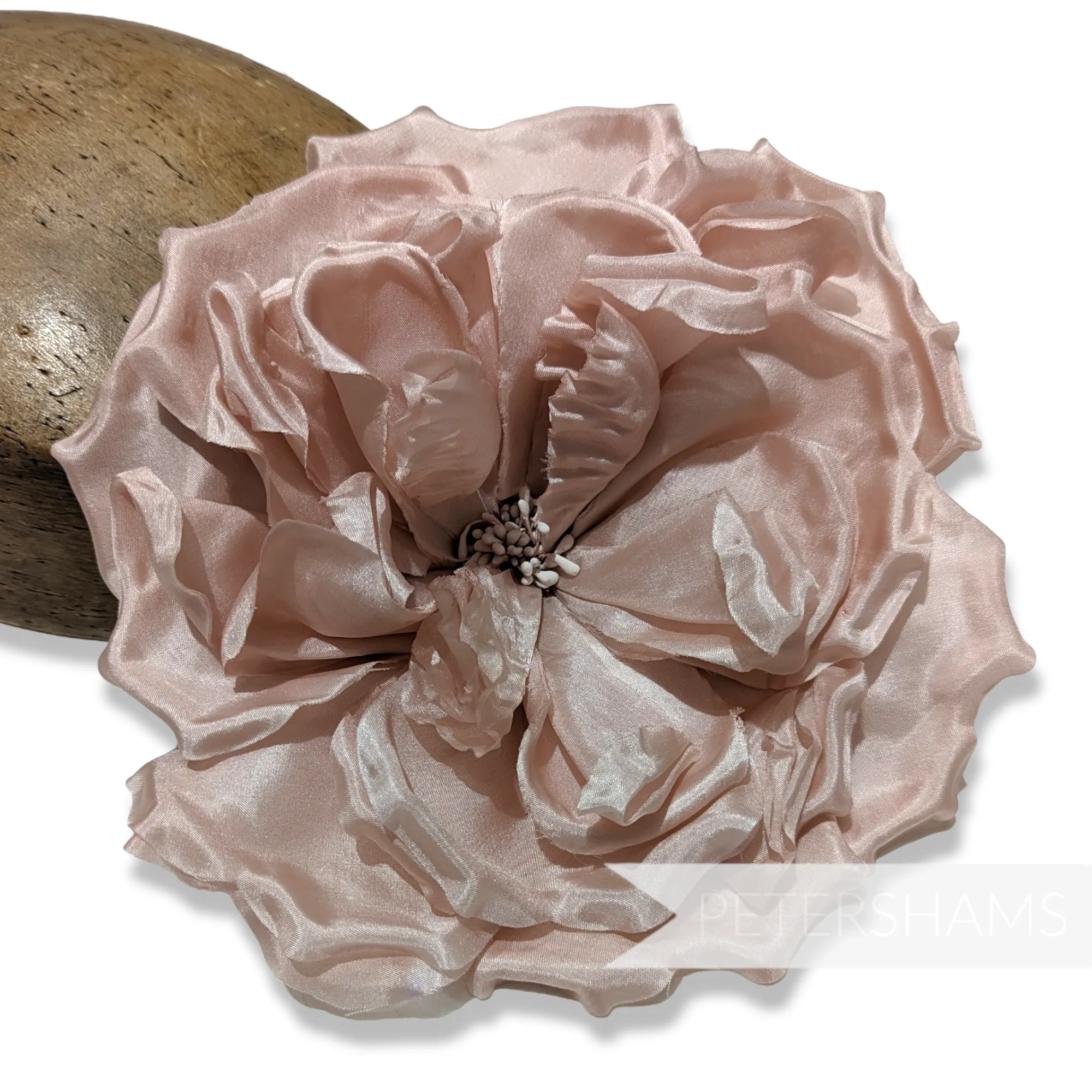 'Lucinda' Extra Large Silk 20cm Rose Millinery Flower