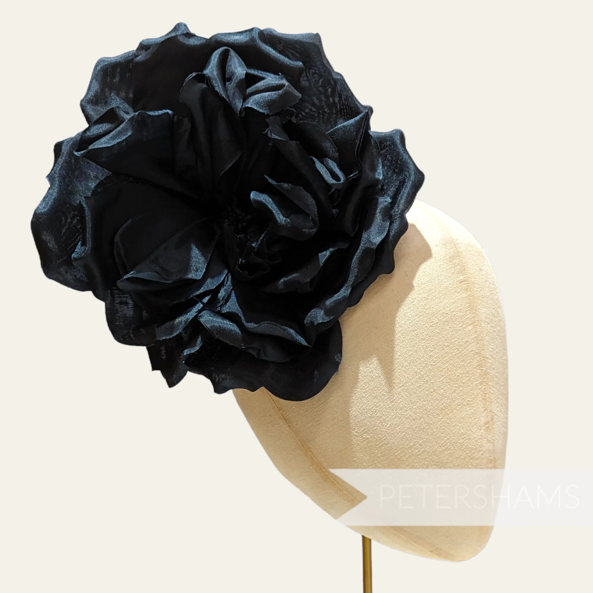 'Lucinda' Extra Large Silk 20cm Rose Millinery Flower