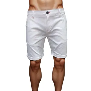 Men’s Chino shorts #ALAMO White