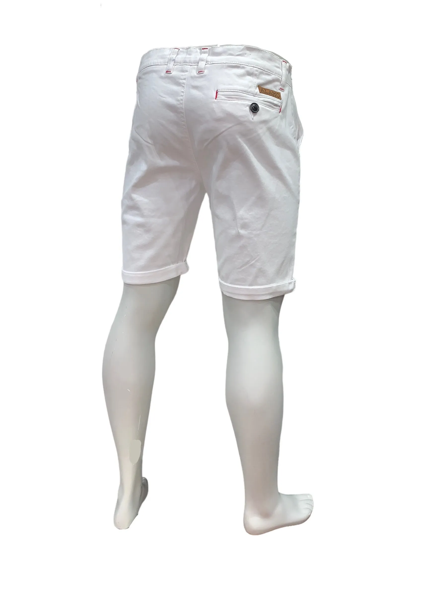 Men’s Chino shorts #ALAMO White