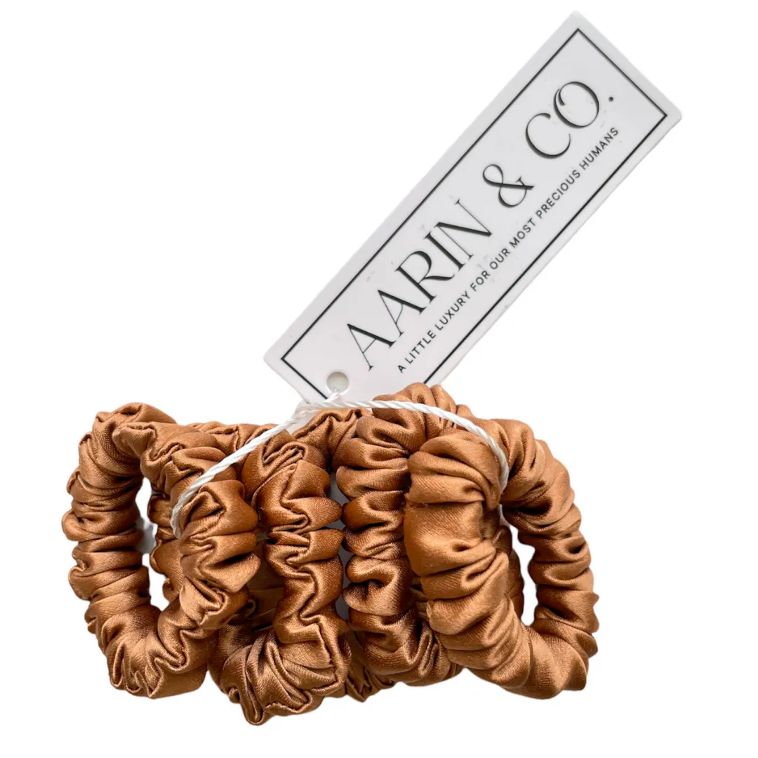 Mini Silk Scrunchie-Trophy