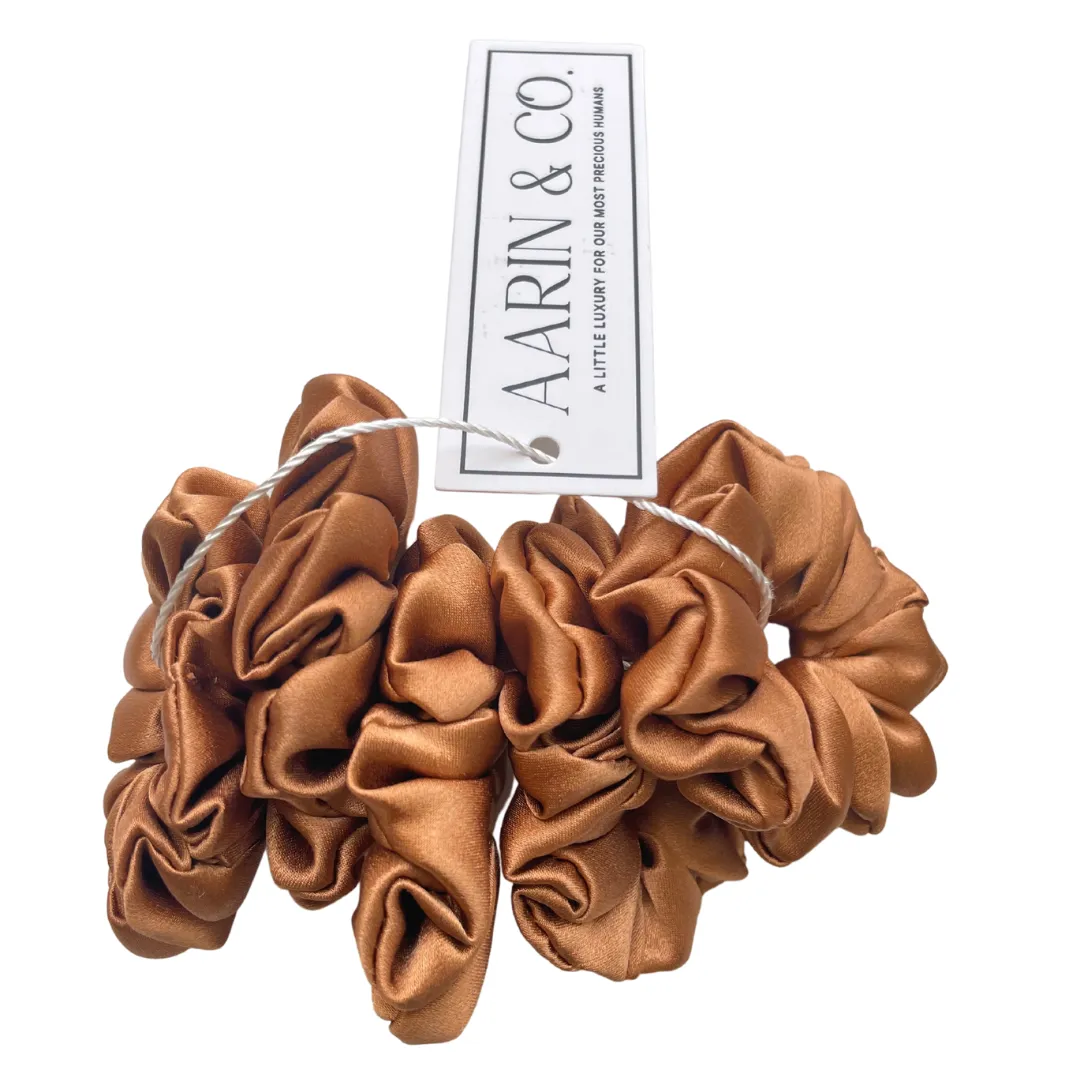 Mini Silk Scrunchie-Trophy