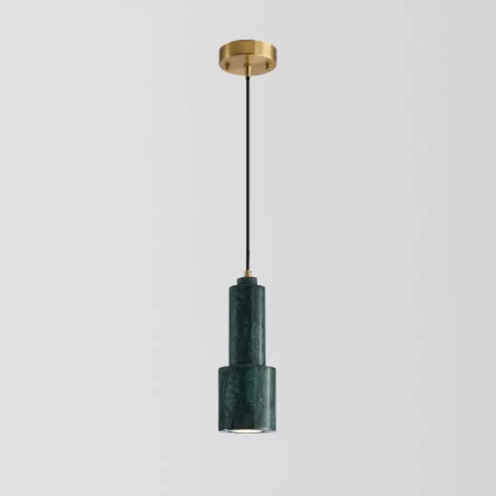 Minimalistic Marble Pendant Ceiling Light for Shaded Dining Room with 1 Head