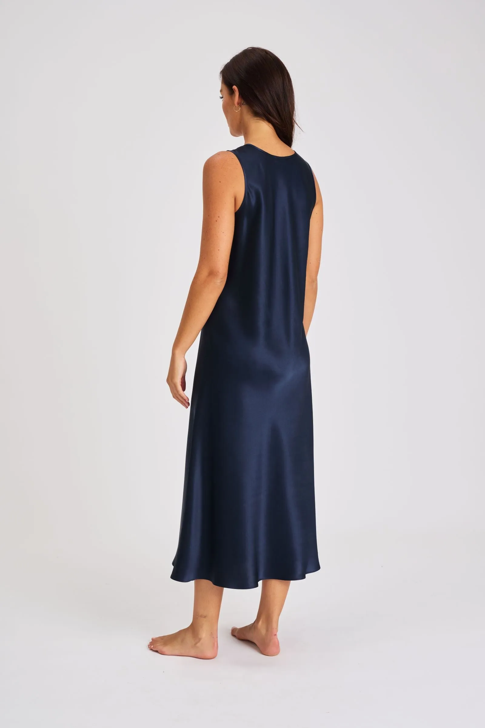 Mono Silk Long Nightdress