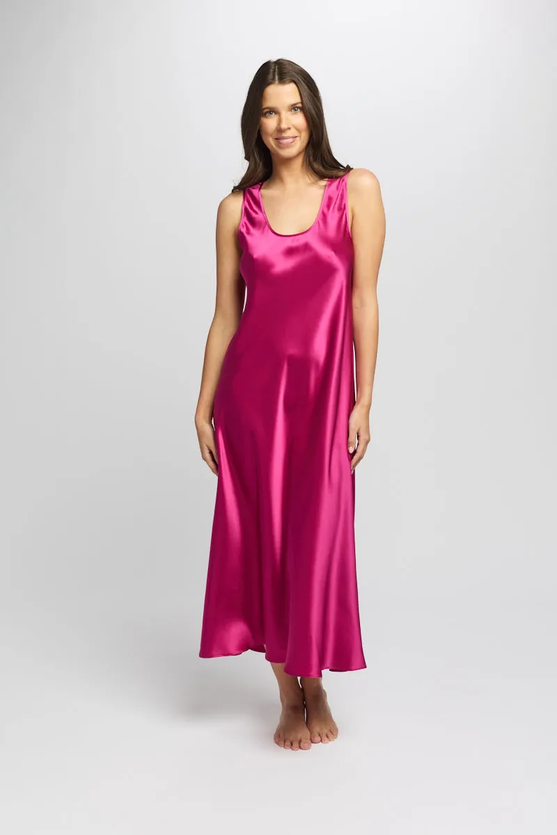 Mono Silk Long Nightdress